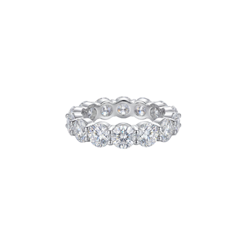 Classic Round Stone Eternity Ring