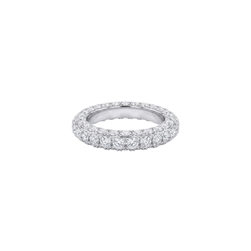 Double Row Pavé Diamond Ring