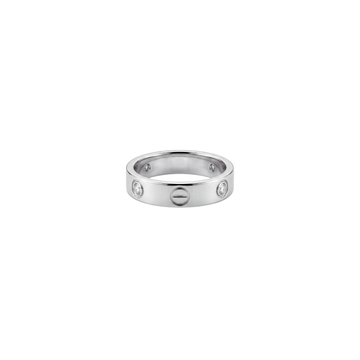 Perpetuity: Stone-Set Band Ring in 925 Sterling Silver