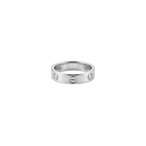 Perpetuity: Stone-Set Band Ring in 925 Sterling Silver