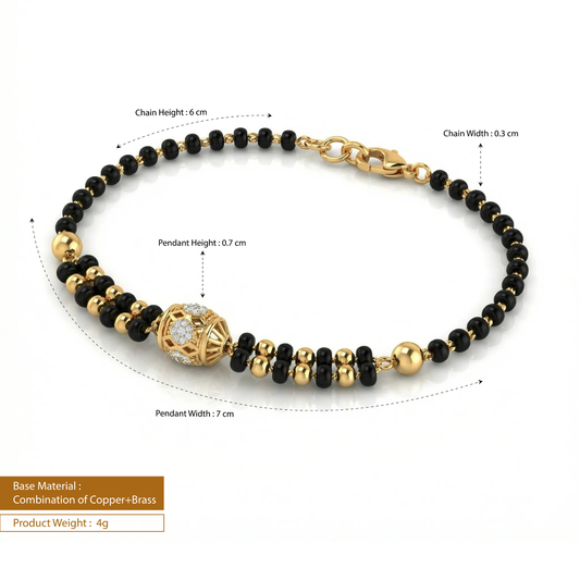 Sukshma Mangalsutra Bracelet