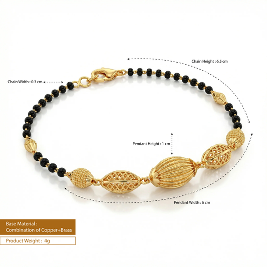 The Deergha Mangalsutra Bracelet