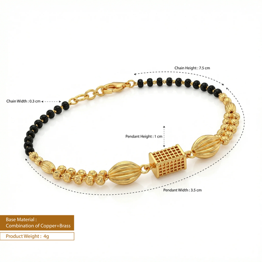 The Gavaksha Mangalsutra Bracelet