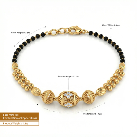 The Gunjan Mangalsutra Bracelet