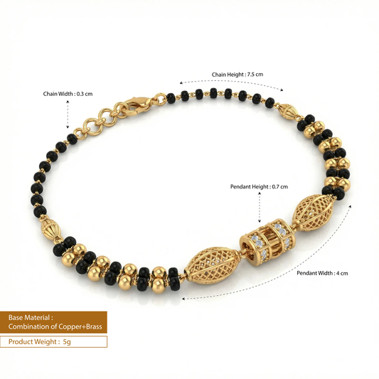 Sanjha Mangalsutra Bracelet