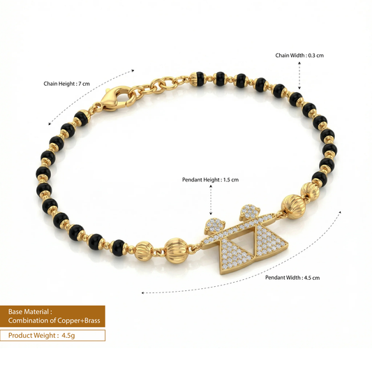 Nivedita Mangalsutra Bracelet