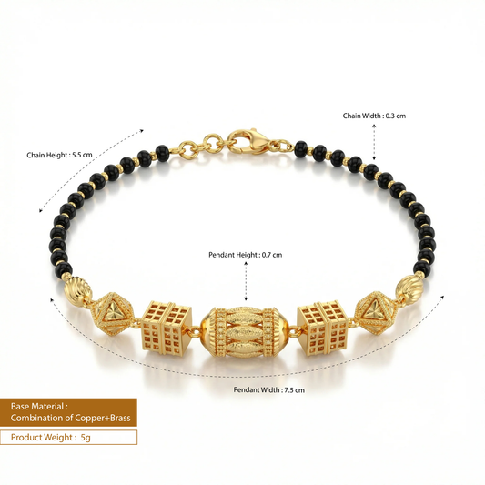 Hastakala Mangalsutra Bracelet