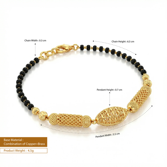 The Tanvika Mangalsutra Bracelet