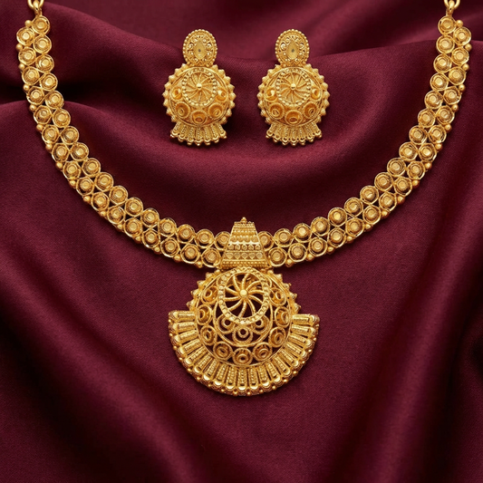 Ritvaa Lumisphere Necklace Set