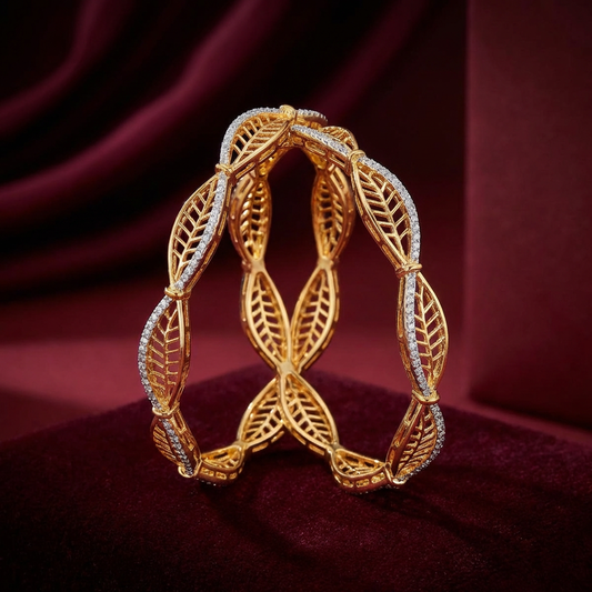 Ritvaa Parnai Bangles (2 pcs)